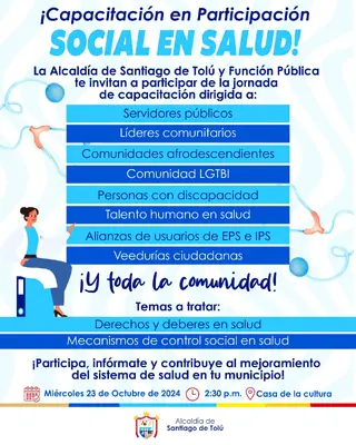 ¡Capacitación en Participación Social en Salud!